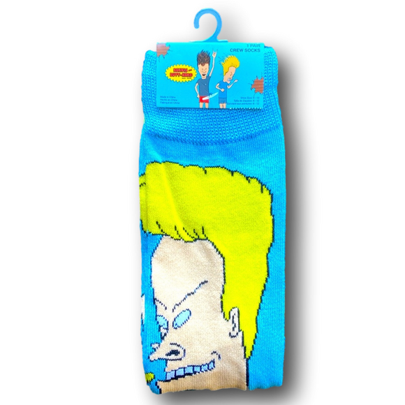 MTV Other - 3/$20 Beavis Funny Novelty Crew Socks - NWT